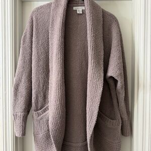 cupcakes & cashmere Soft Lavender Cardigan
